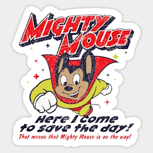 Mighty Mouse Saves The Day Sticker